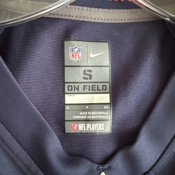 NFL Patriots Navy and Red Jersey - Picture 4 of 5